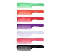 SAFIGLE 6piezas Peine para Cortadora S Tipo Peine de Peluquería Herramientas de Peluquería para Desenredar el Cabello Adecuado para Salones de Belleza