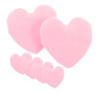 SAFIGLE 6piezas Pequeñas Borlas De Maquillaje Forma De Para Polvos Sueltos Para Mujeres