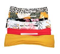 SAFIGLE 6piezas Rizador De Pelo Perezoso De Herramienta Para Hacer Moños Para Crear Moños De Dona Cabello Incluye Colores y Diseños De Flor y Animal Print