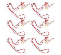 SAFIGLE 6piezas Silbatos del Zodiaco de Cerámica Silbato de Pájaro con Cuerda para Colgar Juguete Musical para Hacer Ruido con Silbidos para Uso el Baño Hogar