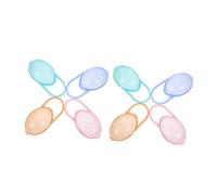 SAFIGLE 8 Piezas Caja De Chupete Caja De Almacenamiento De Chupete Estuche De Viaje Para Chupete Contenedor De Chupete Porta Chupete Infantil Monedero Chupete Cartera Páginas Bebé