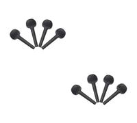 SAFIGLE 8 Piezas clavija de afinación de ébano clave de afinación de violín afinadores de violín de madera instrumento de voz escariador clavijas accesorios para violín Paquete Bambú