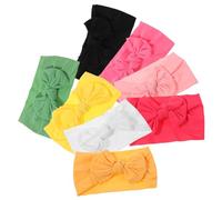 SAFIGLE 8 Piezas Diadema Con Orejas De Conejo Arco Diadilla Pequeño Pequeños Venda Cabello Lazo De Diadema De Bebé Blanco Rojo Capó Diademas Infantiles Para Niña Gomas Para Bebe