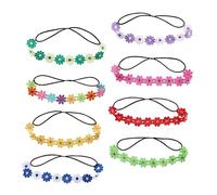 SAFIGLE 8 Piezas Diademas Elásticas Decorativas para Mujeres Accesorios de Coloridos para Niñas para Fiestas y Celebraciones