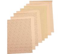 SAFIGLE 8 Piezas Papel de Kraft Vintage para Cumpleaños Envoltorio Diy para Hombres y Fiestas Papel Artesanal Seguro para Cajas y Ramos