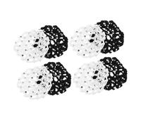 SAFIGLE 8 Piezas Redes para Moño con Malla Elástica Invisible para Bailarinas Profesionales y Enfermeras Cobertura para Cabello Accesorio para Ballet y Danza