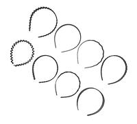 SAFIGLE 8piezas Diadema Antideslizante De Plástico Con Forma De Peine Diademas Para Lavarse La Cara Para Pelo o Rizado Accesorios Cabello Mujer