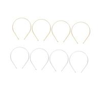 SAFIGLE 8piezas Diadema Fina De Moda De Metal Multicapa Tocado De Capas Finas Para Mujer Accesorio Para Novias Diademas De Metal Cabello Para Eventos Especiales
