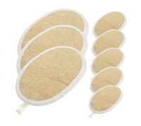 SAFIGLE 8piezas Esponjas De Lufa Orgánicas Unidades Para Lavavajillas Almohadilla De Cocina