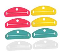 SAFIGLE 8piezas Exprimidor De Tubos De Pasta De Dientes Manual Herramienta Exprimidora Para Tubos Pequeños Para Cocina y Baño Ahorra Pasta Dental y Salsa
