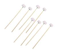 SAFIGLE 8piezas Pluma de Ganso Mango de Bambú Removedor de Cerumen Limpiador de Oídos Profesional para Limpieza de Oídos Práctico Recogedor de Cerumen