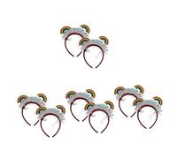 SAFIGLE 8piezas Rainbow Headband Festival Hair Hoop for Men and Women Decorative Headdress for Pride Month Events