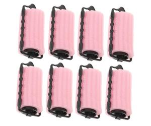 SAFIGLE 8piezas Rizador De Pelo Rulos De Esponja Gigantes Cómodos y Respetuosos Cabello Para Rizos y Ondas El Hogar y Salón