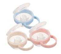 SAFIGLE 9 Piezas caja de chupete porta chupetes para niños pequeños chupetes recién nacidos chupete casos contenedor mordedor Dibujos animados guardapolvo envase niño pequeño páginas