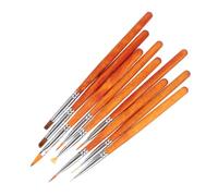 SAFIGLE 9Piezas Nail Art Brush Gradient Design Liner Pens For Nail Art Easy To Use Nail Liner Tools For Professional And DIY Manicure