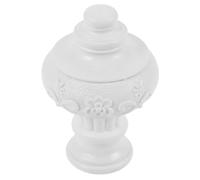 SAFIGLE Accesorio Decorativo para Barra de Cortina, Tapón de Cabeza para Barras de Cortinas de Salón, Adecuado para Instalación en Ventanas y Decoración