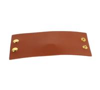 SAFIGLE Accesorios de Cuero Cabello Banda Pelo Cierre de Metal Tocado Sencillo para Cabello Grueso para Niñas Moda Callejera