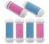 SAFIGLE Accesorios para Lima Eléctrica de Pies 6 Unidades Rodillos Recortadores de Plástico para Cuidado y Eliminación de Callos