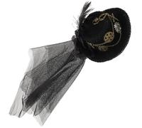SAFIGLE Accesorios Steampunk para Cabello Horquilla Sombrero Fiesta Mujer Pinza Punk