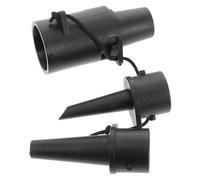 SAFIGLE Adaptador Negro de Boquilla para Bomba de Aire, Accesorio de Nylon Conveniente para Inflables y Aros de Natación, Uso Múltiple y Práctico