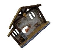 SAFIGLE Adorno de Belén Navideño de Resina 11 CM Figura Decorativa para Escritorio y Árbol de Navidad Decoración Religiosa para Iglesia y Hogar Miniatura para Pesebre Navideño