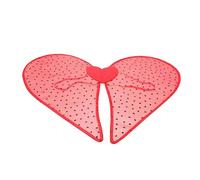 SAFIGLE Alas de Cupido en Forma de Corazón Negras con Correa Elástica, Rojas para Mujer, Accesorio para Disfraces y Cosplay en San Valentín, Fiestas y Fotografía