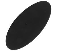SAFIGLE Alfombrilla que Mejora el Rendimiento de Sonido de Fieltro Negra Vinilo para Tocadiscos de Vinilo de Tocadiscos Protector Diseño Simple y Estilizado for en Equipos de Audio