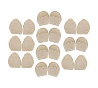 SAFIGLE Almohadillas para Tacones Altos y Zapatos Deportivos, Esponja Antideslizante Ajustable, para Mujeres y Hombres, Uso en Antepié, Set 10 Pares (5 Redondas 5 Puntiagudas Color Piel