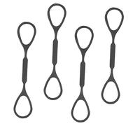 SAFIGLE Anillos de Silicona para Corredera de Trompeta Negro 4 Piezas, Accesorios Ligeros Fáciles de Transportar para Competencia y Uso Profesional
