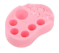 SAFIGLE Ayudas Para El Arte De Las Uñas Paleta De Maquillaje Paleta De Tatuajes Paleta De Mezcla De Colores De Uñas Paleta De Belleza De Silicona Paleta De Base Sombra Gel De Sílice Rosa