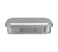 SAFIGLE Bandeja Esterilizadora de Acero Inoxidable 304 de 8 Pulgadas con Tapa para Herramientas de Manicura Caja para Limpieza y Organizador Profesional para Técnicos de Uñas