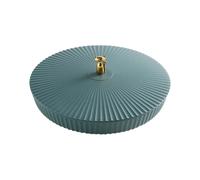 SAFIGLE Bandeja Separadora para Aperitivos de Pp Seguro, Color Azul Brillante, Plato Compartimentos para Frutas y Postres, Porta Postres para Fiestas y Mesa Comedor