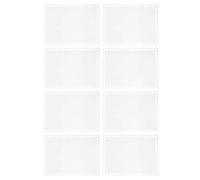 SAFIGLE Base Acrílica Rectangular Transparente 2 MM 20X15 CM para Bolso de Crochet Moldeador de Base para Manualidades DIY Paquete de 8 Piezas Herramienta para Tejer