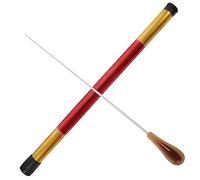 SAFIGLE batuta reemplazo la banda actuación instrumentos musicales bastón conductor para conductores bastón de mando encender palo de musica sustituto instrumento musical Metal el plastico