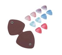 SAFIGLE Bolsa de Recogida de Púas de Guitarra Púa de Plástico para Guitarra Folk Accesorio Portátil de Plástico