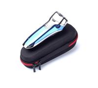 SAFIGLE Bolsa de Viaje Rígida para Afeitadora Eléctrica de Hombre Resistente EVA Protección contra Golpes y Polvo con Espacio Extra para Cargador y Cables Color Negro