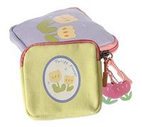 SAFIGLE Bolsa para El Período con Cremallera Porta Servilletas Bolsa para Compresas Bolsa Portátil para El Período Bolsa Pequeña para El Período Patrón de Flores para Mujeres