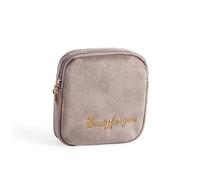 SAFIGLE Bolsa para Guardar Toallas Sanitarias Neceser De Viaje Reutilizable Impermeable Monedero Grande para Mujer Cartera Pequeña para Niña Color Caqui