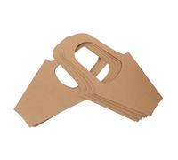 SAFIGLE Bolsas de Papel Kraft con Asa para Flores 20 Unidades Tamaño Mediano 8.5x23x42 Cm Color Marrón para Embalaje Floral en Bodas, San Valentín y Día Madre