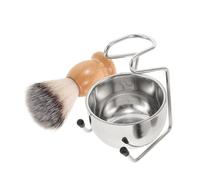 SAFIGLE Brochas De Afeitar Para Hombre Bol De Afeitar De Acero Inoxidable Kit Completo De Afeitado Húmedo Para Uso Baño