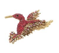 SAFIGLE Broche de Pájaro Broche de Colibrí Joyería de Gemas de Imitación para Vestido Alfiler de Collar Accesorios de Ropa