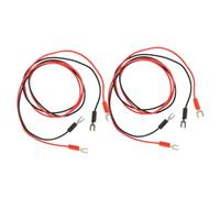 SAFIGLE Cable de Conexión para Pruebas Pinzas u Tipo Doble Cabeza, 4 Piezas, Material Pvc y Cobre, Longitud Adecuada para Instrumentos Musicales y Fonógrafos