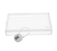 SAFIGLE Caja Bloqueo Teléfono Móvil Acrílica Transparente con Cerradura de Combinación Caja Jaula para Estudiantes y Empleados Protección contra Uso Excesivo Almacenamiento Seguro y