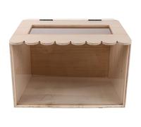 SAFIGLE Caja de Cría para Pollitos Diseño Multilayer y Aislamiento Óptimo, Caja de Madera para Criar Aves Pequeñas en Temporadas Frías