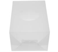 SAFIGLE Caja de Donaciones Multifunción Transparente Mate de Pp, Urna Cúbica para Sorteo y Sugerencias, Contenedor Portátil para Oficina y Eventos, Suministro de Donaciones