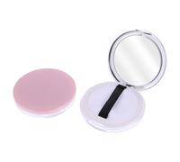 SAFIGLE Caja de Polvos de Maquillaje Vacía Ultrafina de 5 G, 2 Unidades, Color Plateado y Rosa, Contenedor Portátil para Polvos Sueltos Esponja, Adecuado para Viajes y Retoques en Rostro