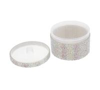 SAFIGLE Caja Esterilizadora para Herramientas de Uñas Limpiador Plástico para Brocas de Taladro Recipientes para Remojo de Accesorios de Manicura Equipo Profesional para Salón y Doméstico