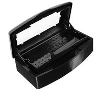 SAFIGLE Caja Esterilizadora para Manicura Bandeja de Plástico 1 para Herramientas de Uñas Profesional y Diy Transparente y Práctica