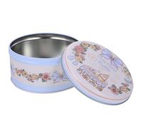 SAFIGLE Caja Redonda de Hojalata para Guardar Galletas Navideñas Contenedor de Almacenamiento Metálico Resistente Tapa Fácil de Abrir Adecuado para Embalaje y Regalos Festivos