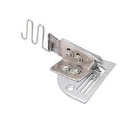 SAFIGLE Carpeta de Repuesto para Máquina de Coser, Encuadernadora Overlock Modelo S60 de Acero Inoxidable Plata, Plegable, para Tela y Proyectos Tejido Ligero, Pieza para Máquina